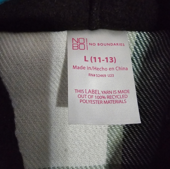 No Boundries Shacket womens L - Picture 2 of 3